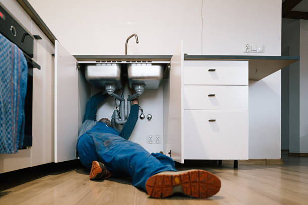 Professional Drain Cleaning technician working in Gill, MA
